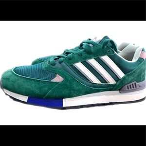 Adidas Quesence in collegiate green, Sz 9.